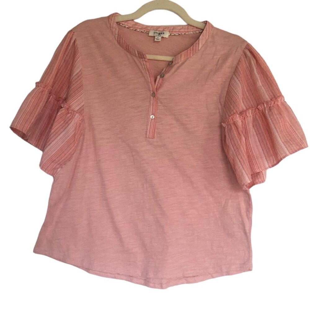 Peach Umgee Blouse - size small